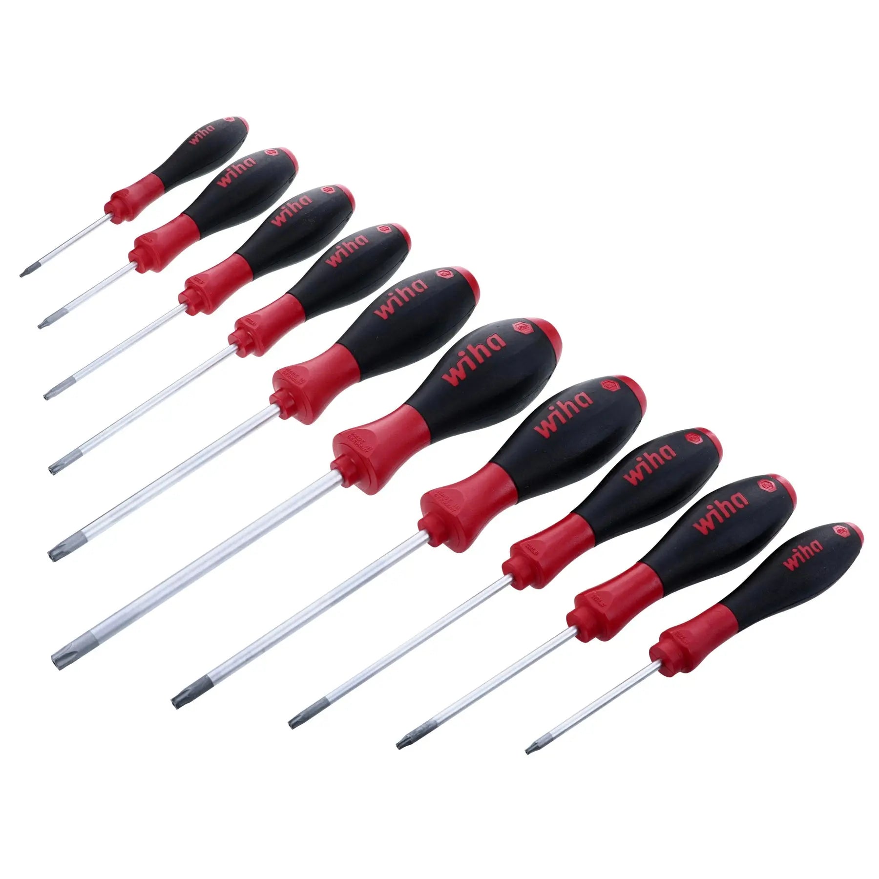 Wiha Set of 10 SoftFinish Security Torx Driver Handles - WI 36259 Wiha