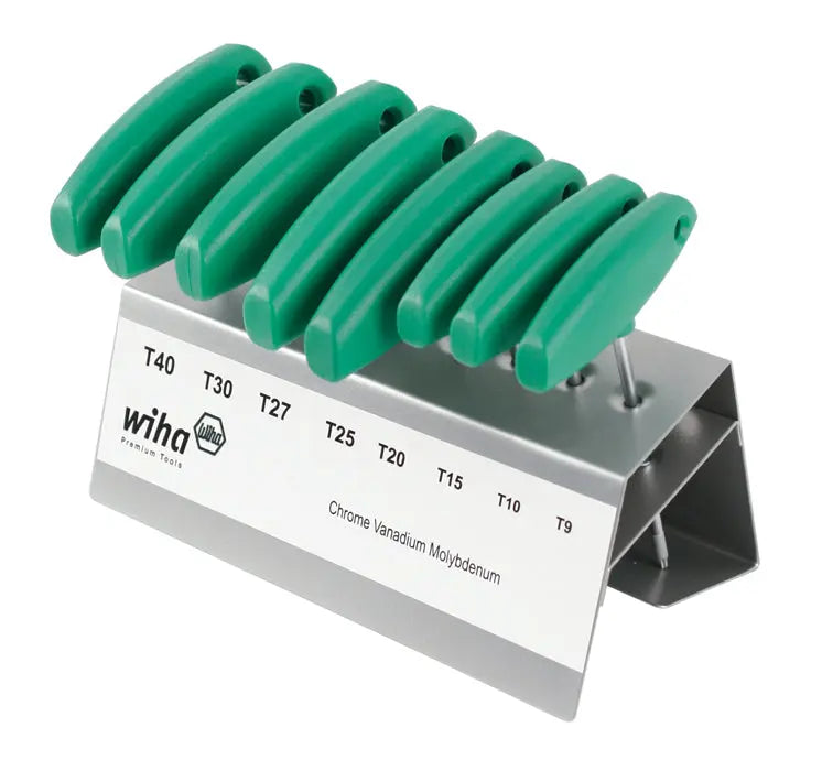 Wiha 36494, TORX® T-Handle 8 Pc. Set In Stand Wiha
