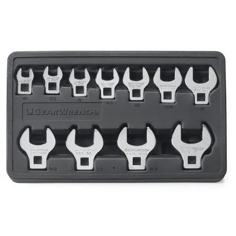 GEARWRENCH 11 Pc. 3/8" Drive Crowfoot SAE Wrench Set 81908 Wrench Set GEARWRENCH