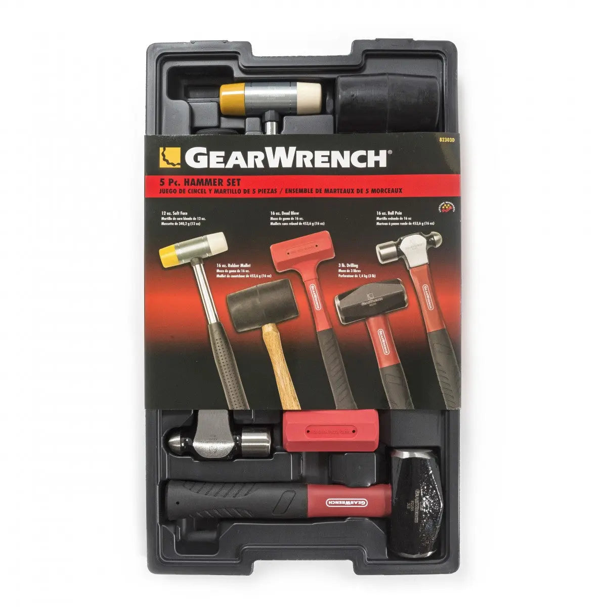 GEARWRENCH 5 Pc. Hammer Set 82303D GEARWRENCH