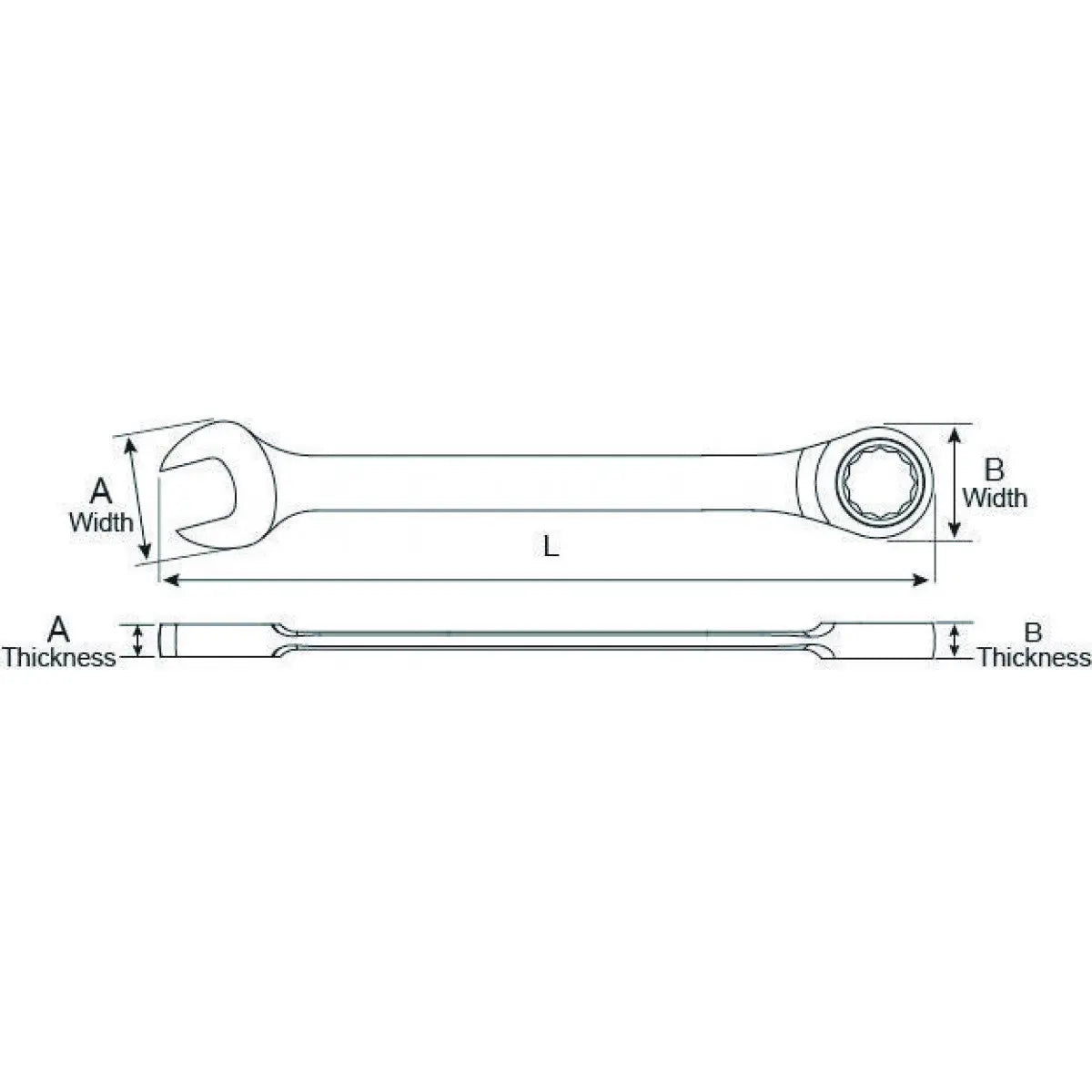 GEARWRENCH WR RAT COMB 30MM 9130D Wrench GEARWRENCH