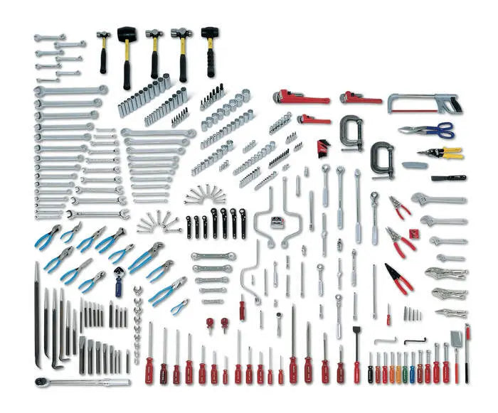 Wright Tool 368 Piece Fractional Master Maintenance Tool Set 1/4, 3/8, 1/2 in Drives - WT 122 Maintenance Tool Set Wright Tool