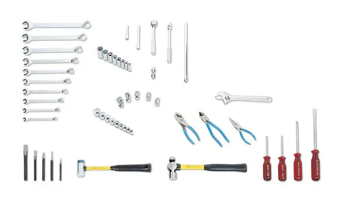 Wright Tool 53 Piece Fractional Apprentice Tool Set 3/8 in Drive - WT 171 Fractional Apprentice Tool Set Wright Tool