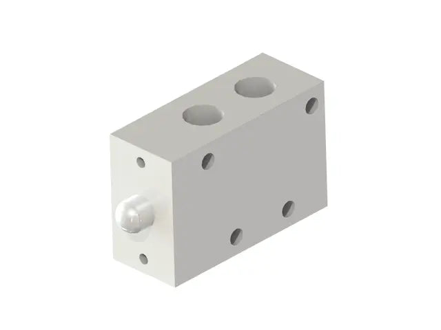 Knight Global Pneumatic Control Handle, (1) Thumb Lever, (1) 1-Button SMC Valve Block - KG GMBPA9040 Knight Global