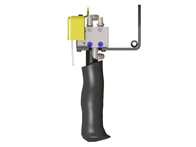 Knight Global Pneumatic Control Handle, (1) Thumb Lever, (1) 1-Button SMC Valve Block - KG GMBPA9040 Knight Global