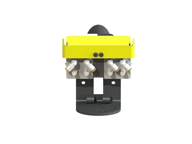Knight Global Pneumatic Control Handle, (4) Thumb Lever, (4) 1-Button SMC Valve Block - KG GMBPA9110 Knight Global