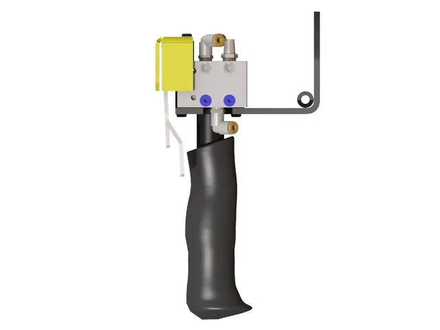 Knight Global Pneumatic Control Handle, (3) Thumb Lever, (3) 1-Button SMC Valve Block - KG GMBPA9140 Knight Global