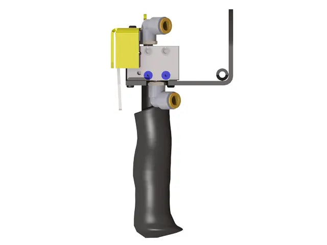Knight Global Pneumatic Control Handle, (2) Thumb Lever, (2) 1-Button SMC Valve Block, 3-Way Valves - KG GMBPA9300 Knight Global