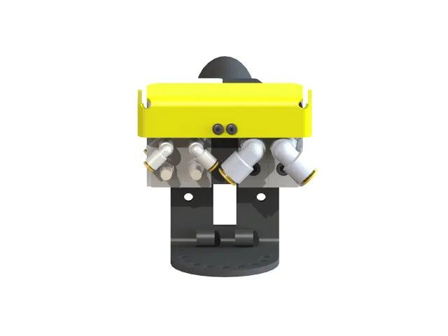 Knight Global Pneumatic Control Handle, (4) Thumb Lever, (2) 1-Button SMC Valve Block, 3-Way Valves - KG GMBPA9310 Knight Global