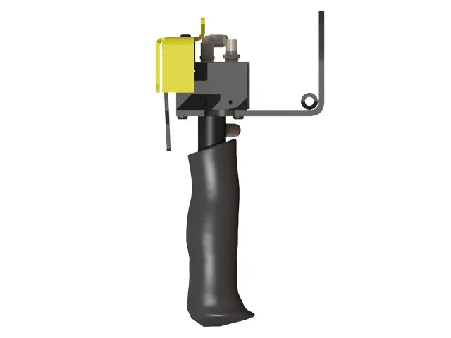 Knight Global Pneumatic Control Handle, (1) Thumb Lever, (1) 1-Button SMC Valve Block, 3-Way Valves - KG GMBPA9400 Knight Global