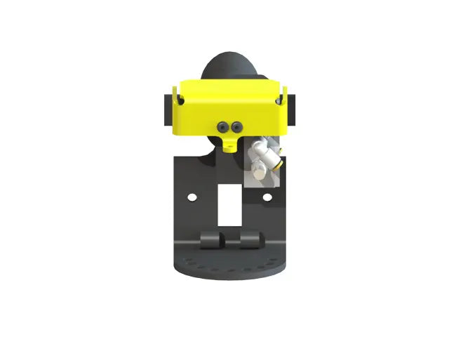 Knight Global Pneumatic Control Handle, (1) Thumb Lever, (1) 1-Button SMC Valve Block, 3-Way Valves - KG GMBPA9400 Knight Global