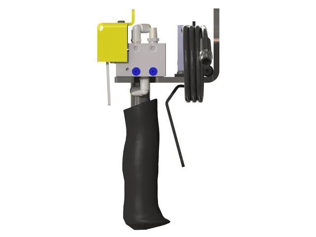 Knight Global Pneumatic Control Handle with Electric Trigger, (1) Thumb Lever, (1) 1-Button SMC Valve Block - KG GMBPETA9040 Knight Global