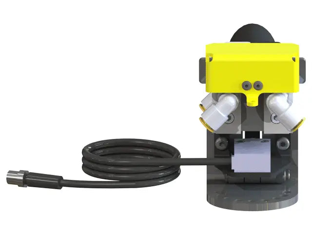 Knight Global Pneumatic Control Handle with Electric Trigger, (2) Thumb Lever, (2) 1-Button SMC Valve Block, 3-Way Valves - KG GMBPETA9300 Knight Global