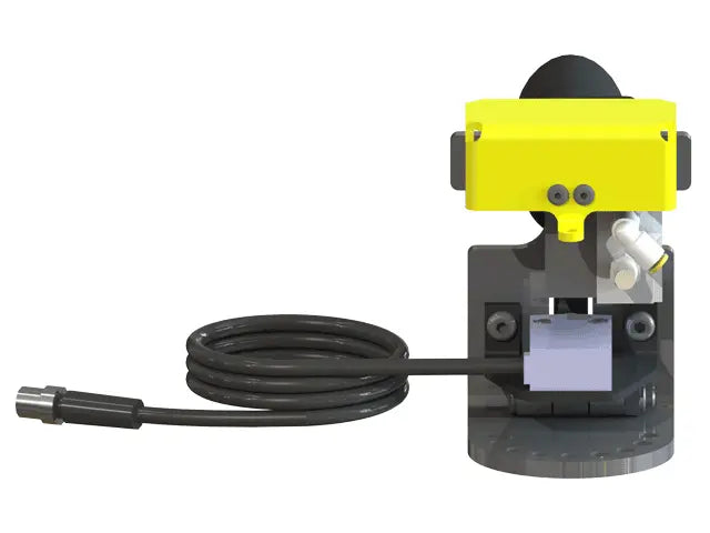 Knight Global Pneumatic Control Handle with Electric Trigger, (1) Thumb Lever, (1) 1-Button SMC Valve Block, 3-Way Valves - KG GMBPETA9400 Knight Global