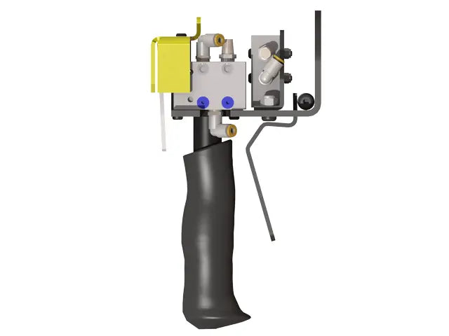 Knight Global Pneumatic Trigger Control Handle, (2) Thumb Lever, (2) 1-Button SMC Valve - KG GMBPTA9100 Knight Global