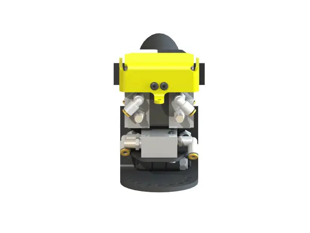 Knight Global Pneumatic Trigger Control Handle, (2) Thumb Lever, (2) 1-Button SMC Valve - KG GMBPTA9100 Knight Global