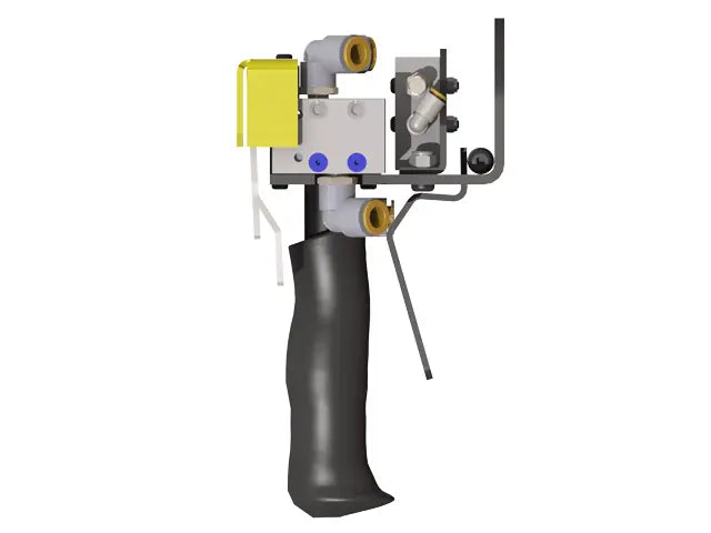 Knight Global Pneumatic Trigger Control Handle, (4) Thumb Lever, (4) 1-Button SMC Valve, 3-Way Valves - KG GMBPTA9330 Knight Global