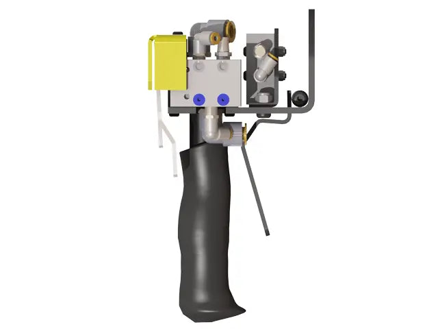 Knight Global Pneumatic Trigger Control Handle, (3) Thumb Lever, (2) 1-Button SMC Valve - KG GMBPTA9340 Knight Global