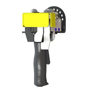 Knight Global Pneumatic Trigger Control Handle, (3) Thumb Lever, (2) 1-Button SMC Valve - KG GMBPTA9340 Knight Global