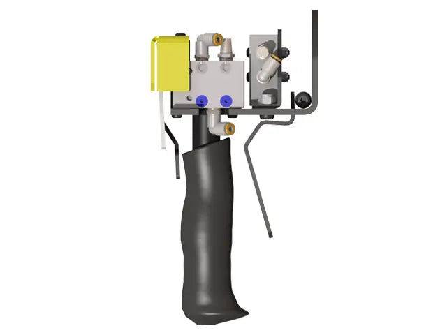 Knight Global Pneumatic Trigger Control Handle, (3) Thumb Lever, (3) 1-Button SMC Valve, 3-Way Valves - KG GMBPTA9410 Knight Global