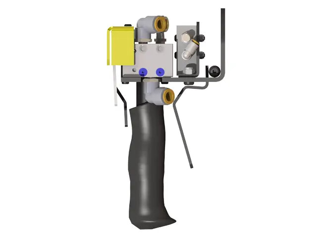 Knight Global Pneumatic Trigger Control Handle, (3) Thumb Lever, (1) 1-Button SMC Valve - KG GMBPTA9430 Knight Global