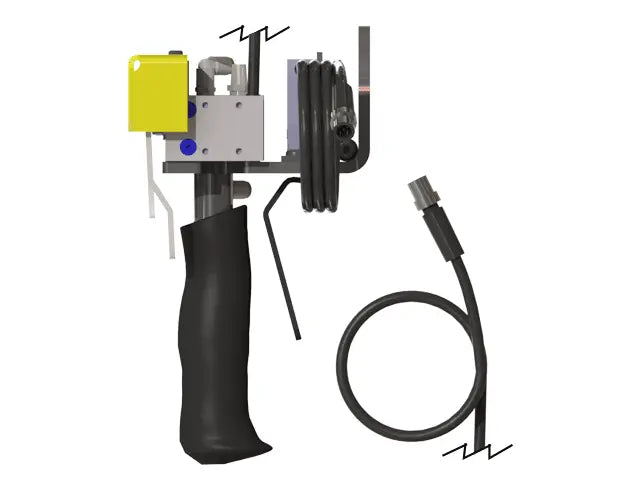 Knight Global Pneumatic-Electric Control Handle with Electric Trigger, (4) Thumb Levers, (2) 1-Button SMC Valve - KG GMEPETA9160 Knight Global