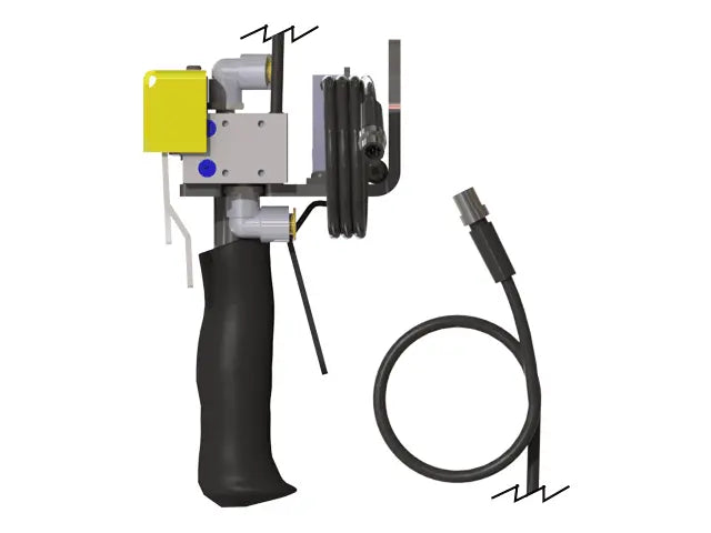 Knight Global Pneumatic-Electric Control Handle with Electric Trigger, (3) Thumb Levers, (2) 1-Button SMC Valve, 3-Way Valves - KG GMEPETA9350 Knight Global