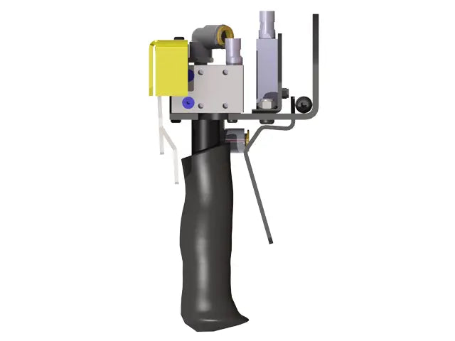 Knight Global Pneumatic-Electric Control Handle with Electric Trigger, (4) Thumb Levers, (2) 1-Button SMC Valve, 3-Way Valves - KG GMEPETA9360 Knight Global