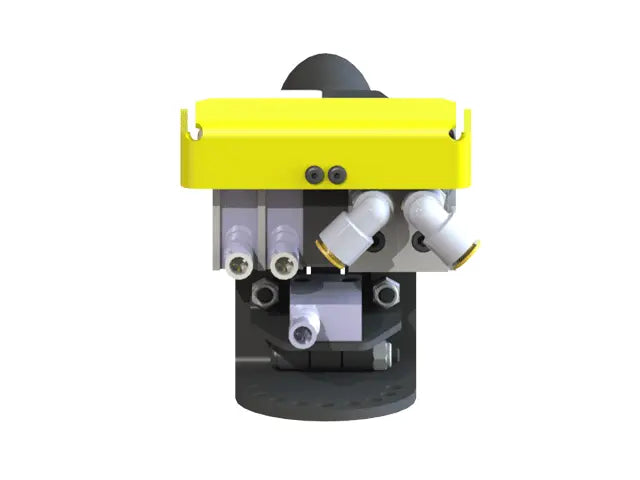 Knight Global Pneumatic-Electric Control Handle with Electric Trigger, (4) Thumb Levers, (2) 1-Button SMC Valve, 3-Way Valves - KG GMEPETA9360 Knight Global