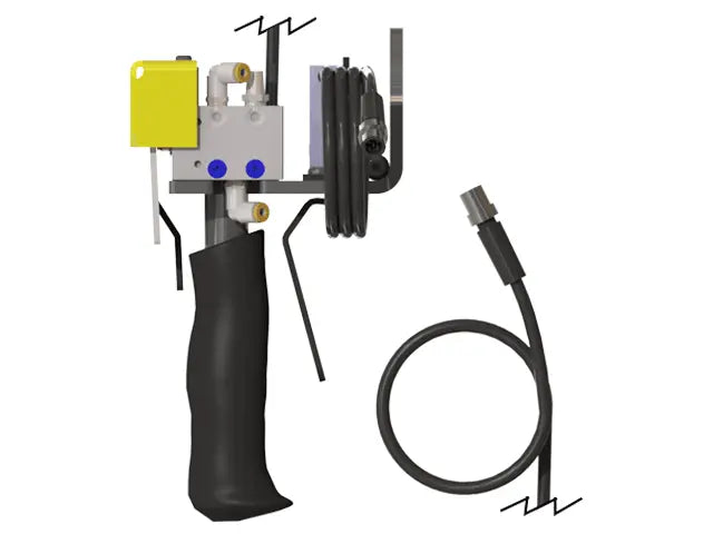 Knight Global Pneumatic-Electric Control Handle with Electric Trigger, (3) Thumb Levers, (1) 5-Pin Micro Limit Switch - KG GMEPETA9510 Knight Global