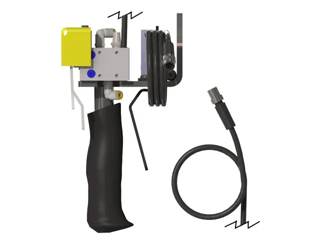 Knight Global Pneumatic-Electric Control Handle with Electric Trigger, (4) Thumb Levers, (2) 5-Pin Micro Limit Switch - KG GMEPETA9515 Knight Global