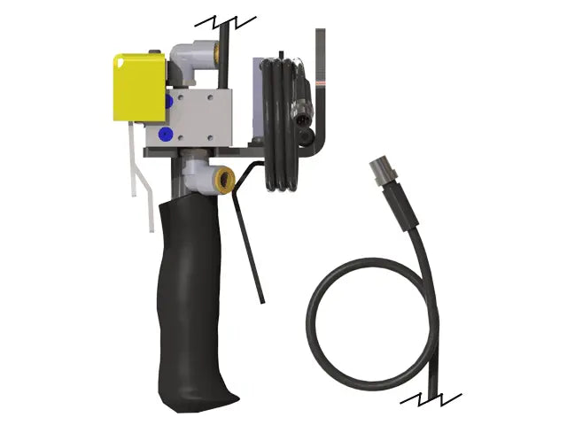 Knight Global Pneumatic-Electric Control Handle with Electric Trigger, (4) Thumb Levers, (2) 5-Pin Micro Limit Switch, (2) 1-Button SMC Valve - KG GMEPETA9535 Knight Global