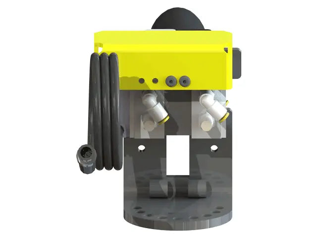 Knight Global Pneumatic-Electric Control Handle, (3) Thumb Levers, (2) 1-Button SMC Valve - KG GMEPPA9150 Knight Global