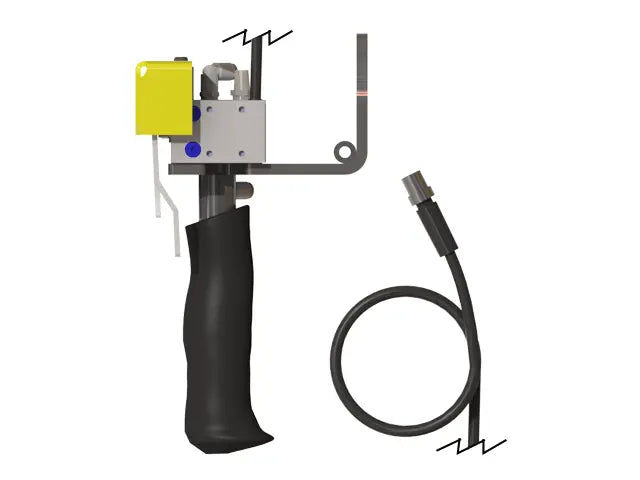 Knight Global Pneumatic-Electric Control Handle, (4) Thumb Levers, (2) 1-Button SMC Valve - KG GMEPPA9160 Knight Global