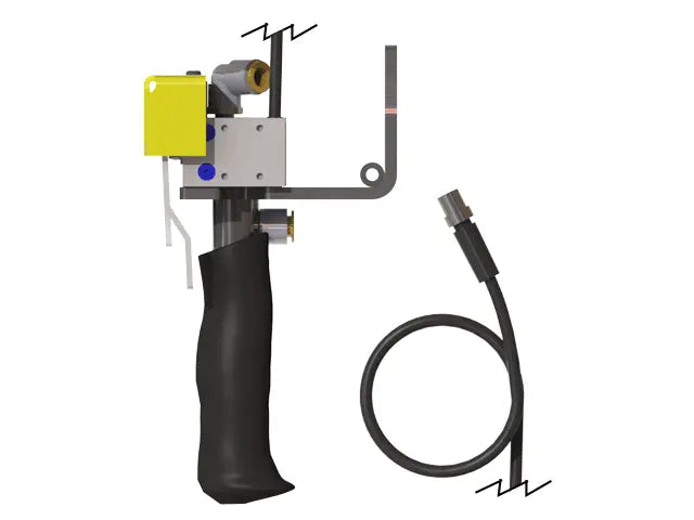 Knight Global Pneumatic-Electric Control Handle, (4) Thumb Levers, (2) 1-Button SMC Valve, 3-Way Valves - KG GMEPPA9360 Knight Global