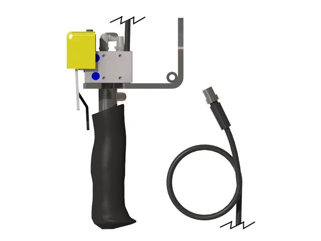Knight Global Pneumatic-Electric Control Handle, (3) Thumb Levers, (1) 1-Button SMC Valve - KG GMEPPA9460 Knight Global