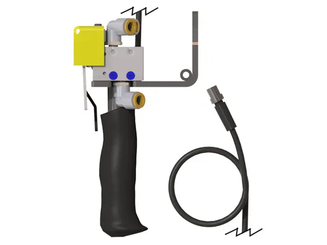Knight Global Pneumatic-Electric Control Handle, (3) Thumb Levers, (1) 1-Button SMC Valve, 3-Way Valves - KG GMEPPA9530 Knight Global
