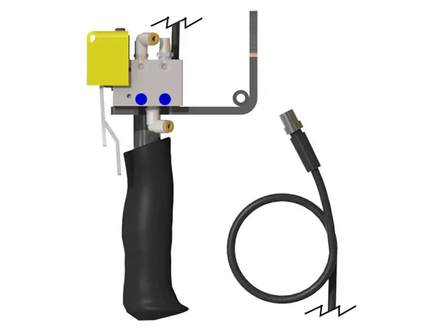 Knight Global Pneumatic-Electric Control Handle, (3) Thumb Levers, (1) 1-Button SMC Valve, (2) 5-Pin Limit Switch - KG GMEPPA9640 Knight Global