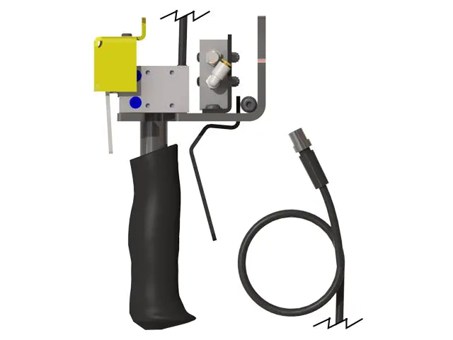 Knight Global Electric Control Handle with Pneumatic Trigger, (1) 5-Pin Micro Limit Switch, (1) 1-Button SMC Valve - KG GMEPPTA9050 Knight Global