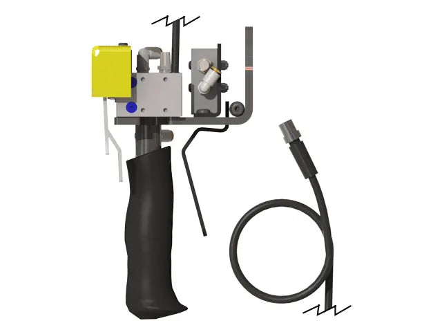 Knight Global Electric Control Handle with Pneumatic Trigger, (2) 5-Pin Micro Limit Switch, (1) 1-Button SMC Valve - KG GMEPPTA9160 Knight Global