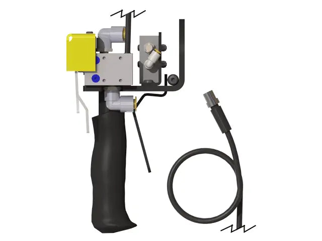 Knight Global Electric Control Handle with Pneumatic Trigger, (1) 5-Pin Micro Limit Switch, (2) 1-Button SMC Valve - KG GMEPPTA9350 Knight Global