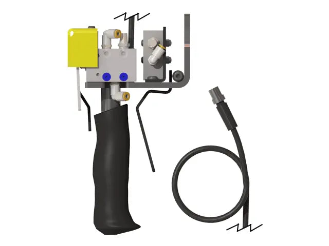 Knight Global Electric Control Handle with Pneumatic Trigger, (1) 5-Pin Micro Limit Switch, (1) 1-Button SMC Valve - KG GMEPPTA9510 Knight Global