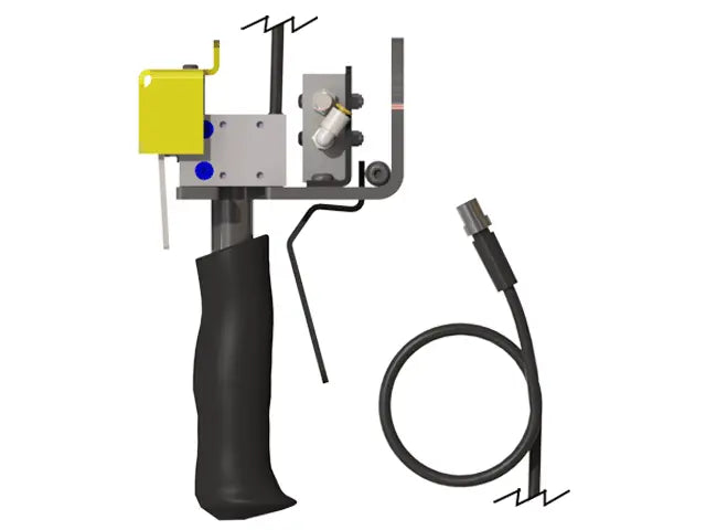 Knight Global Electric Control Handle with Pneumatic Trigger, (2) 5-Pin Micro Single Pole Limit Switch, (2) Thumb Levers - KG GMEPPTA9600 Knight Global
