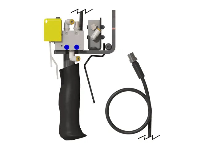 Knight Global Electric Control Handle with Pneumatic Trigger, (2) 5-Pin Micro Single Pole Limit Switch, Ergonomic Grip - KG GMEPPTA9640 Knight Global