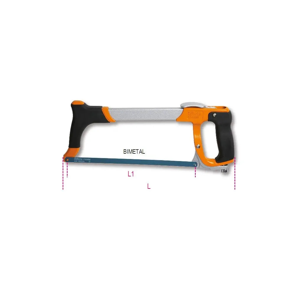 Beta Tools (Article# 1726BM) Hacksaw Frame, Quick-Change - BT 17260050 Beta Tools