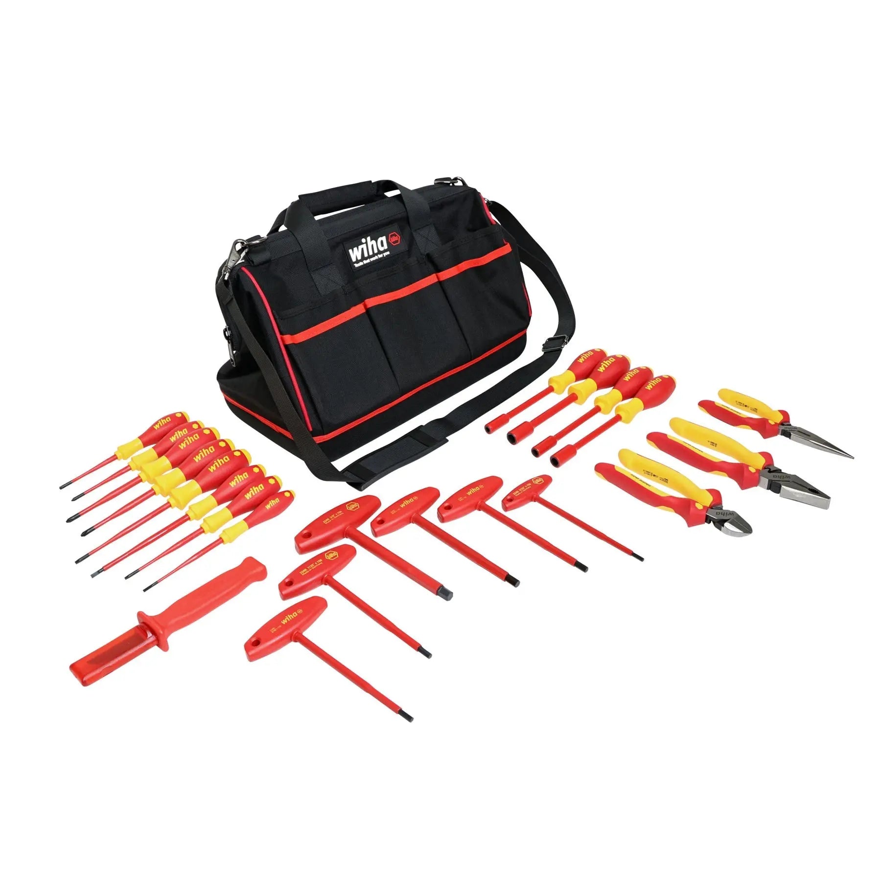 Wiha 32973, Insulated Pliers/Cutters & Drivers Set Wiha