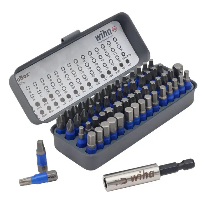 Wiha 61 Piece GoBox TerminatorBlue Impact Bit Set - 76868 Wiha