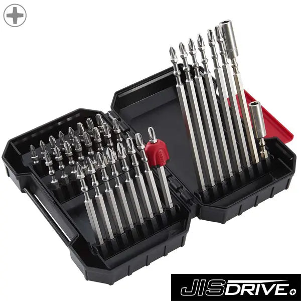 Vessel Tools JISDRIVE Impact Ball Torsion Bit 33PC. Set - VL IB33JSP01U Vessel Tools