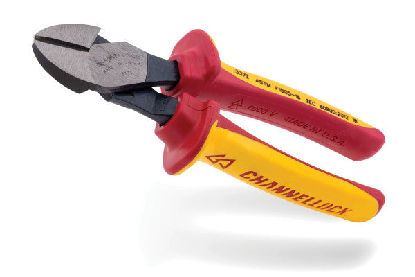 Channellock XLT Diagonal Cutting Plier with 1000V Insulated Grip, 7.38 in - CL 337I Pliers