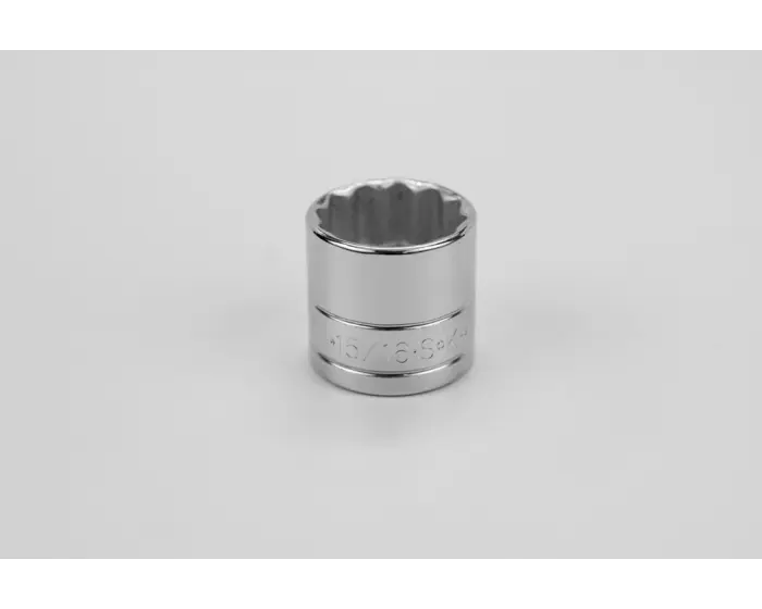 SK Tools - Socket Chrome 3/8dr Standard 12pt 15/16 - 45130 SK Tools